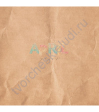Бумага для скрапбукинга односторонняя В движении, 30.5х30.5 см, 190 гр/м, лист Крафт