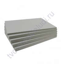 Переплетный картон (чипборд) двусторонний, 10х30 см, толщ 1 мм