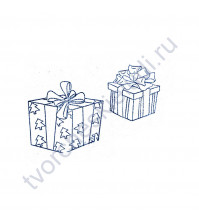 ФП печать (штамп) Набор Рождественские подарки, 2 элемента