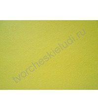 Лист бумаги для скрапбукинга с эмбоссированием (тиснением) Завитки, А4, 160 гр, цвет желтый
