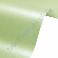 Лист гладкой дизайнерской бумаги Majestic 290 гр, формат 30х30 см, цвет Свежая мята