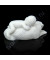 Декоративная фигурка Малыш спит на собаке, полимерная смола, 3.5х7.4.3 см